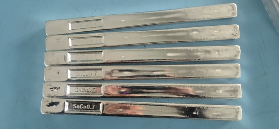 63A Timah 13mm Bertimbal Solder Bar Low Melt Solder Stick Kemampuan Las Tinggi