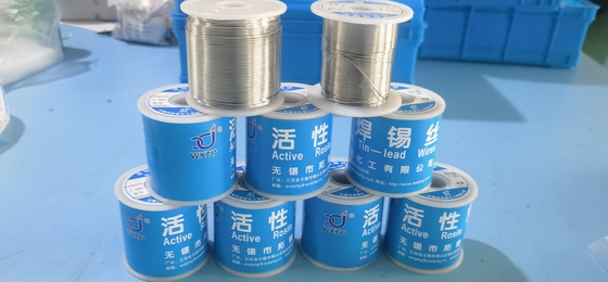 Kawat Solder Timbal 0,6 MM Gelar Timah Tinggi Timbal Rosin Inti Solder Elektrolit