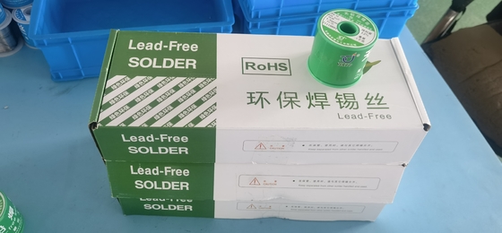 0.3Ag Rosin Lead Free Solder Wire Sn99Ag0.3Cu0.7 22 Derajat