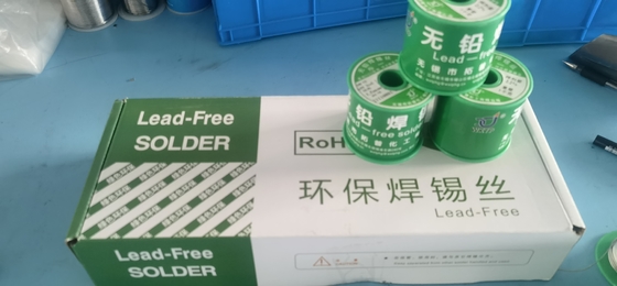 1mm Listrik Timbal Gratis Solder Kawat Berlapis Nikel SnCuNi Empat Inti